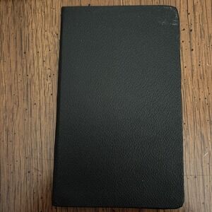 Boorum & Pease 3810 1/2 Vintage Memo Book Black Ruled Memo Book